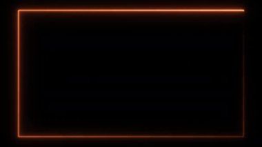 loop neon modern graphic illustration effect, electric fluorescent shiny lamp at night, abstract led laser signboard for billboard retro bar party club casino