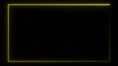 loop neon modern graphic illustration effect, electric fluorescent shiny lamp at night, abstract led laser signboard for billboard retro bar party club casino
