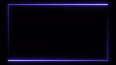 loop neon modern graphic illustration effect, electric fluorescent shiny lamp at night, abstract led laser signboard for billboard retro bar party club casino