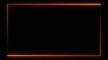 loop neon modern graphic illustration effect, electric fluorescent shiny lamp at night, abstract led laser signboard for billboard retro bar party club casino