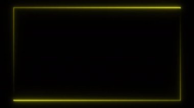 loop neon modern graphic illustration effect, electric fluorescent shiny lamp at night, abstract led laser signboard for billboard retro bar party club casino