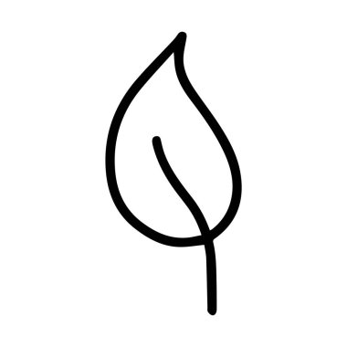 Vektör el, beyaz arkaplan simgesinde izole edilmiş sonbahar yaprağını çizdi. Mevsimlik tasarım, tekstil ve tebrik kartı dekorasyonu için hoş bir güz yaprağı. Yetişkinler ve çocuklar için karalama boyama sayfası. Mürekkep satırı sanatı