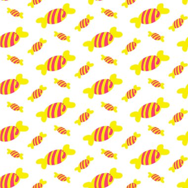 Cadılar Bayramı ve Sevgililer Günü için şeker kamışları! Mevsimsel tasarım, tekstil, dekorasyon, çocuk oyun odası ya da tebrik kartı için basit pürüzsüz desen. El çizimleri ve karalamalar. Karamel tatlılar.