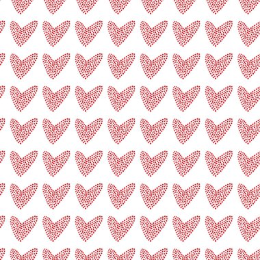 Sevimli el, Sevgililer Günü 'nün kalplerini kusursuz bir şekilde çizmiş. Dekoratif karalama aşk kalp şekli robot resim tarzında. Düğün tasarımı, ambalaj, süsleme ve tebrik kartları için karalama mürekkebi.