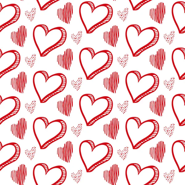 Sevimli el, sevgililer günü kalplerini kusursuz bir şekilde çizmiş. Dekoratif karalama aşk kalp şekli robot resim tarzında. Düğün tasarımı, ambalaj, süsleme ve tebrik kartları için karalama mürekkebi simgesi