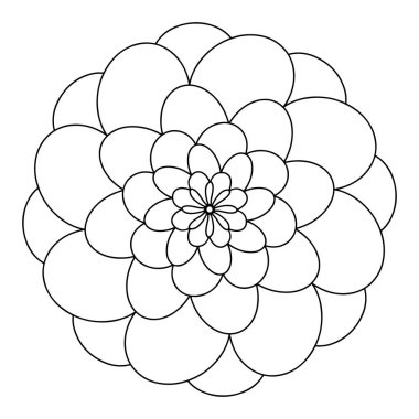 Çiçek, el çizimi Paskalya çiçekleri karalama tarzında beyaz arka planda izole edilmiş. Yetişkinler ve çocuklar için boyama sayfası, çocukların oyun odasını dekore etmek ya da tebrik kartı. Kasımpatı, Lotus.
