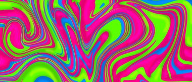 Renkli sıvı mermer mürekkep manzarası soyut arkaplan