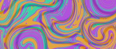 Renkli sıvı mermer mürekkep manzarası soyut arkaplan