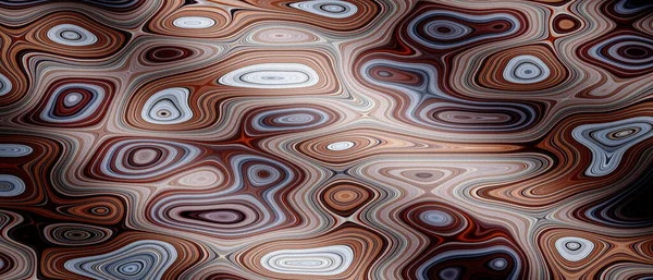 Bruine Vloeibare Marmeren Inkt Landschap Abstracte Achtergrond — Stockfoto