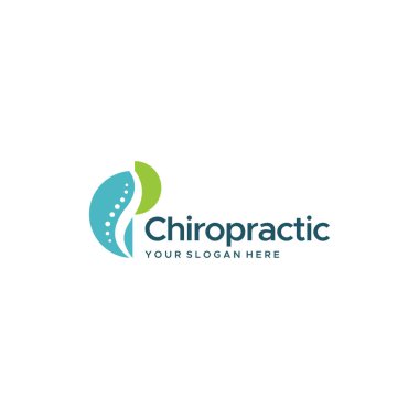 Minimalist CHIROPRACTIC renkli logo tasarımı