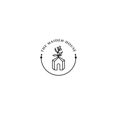 Minimalist tasarım The Maiden House logo tasarımı