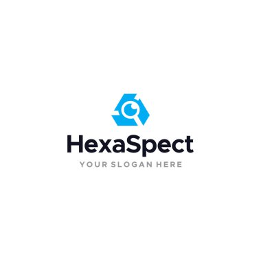 Minimalist tasarım HEXA SPECT ayna logosu tasarımı