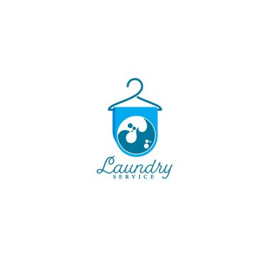 Modern tasarım LAUNDRY kuru temizleme logosu tasarımı