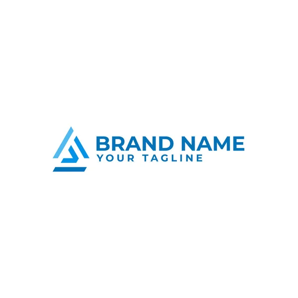Minimalist design simple Brand Name logo design — Stockvektor