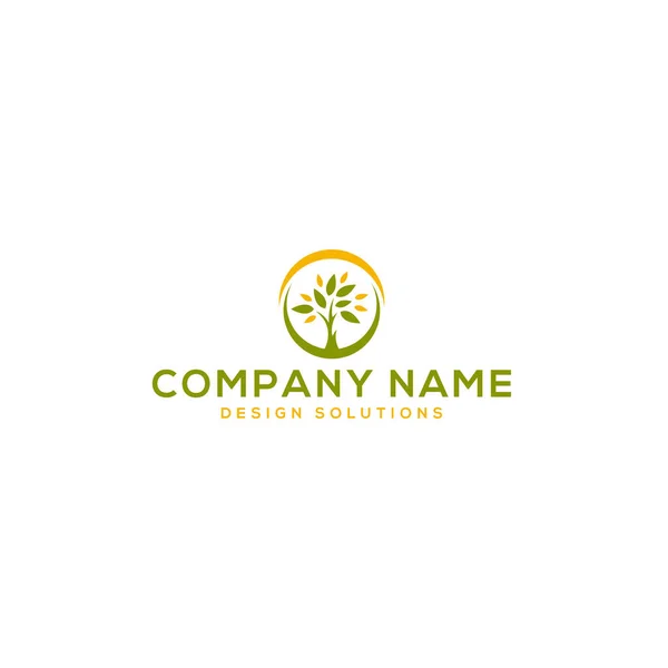 Minimalista design semplice AZIENDA NOME logo design — Vettoriale Stock