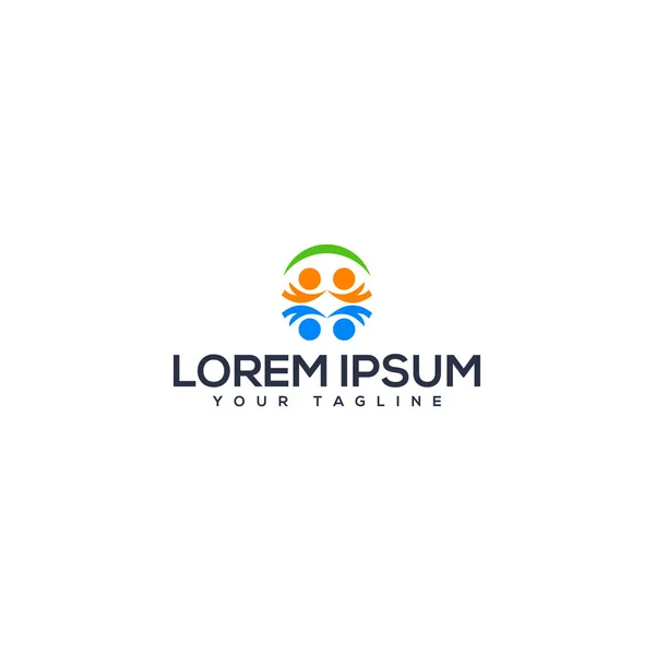 Minimalist design Lorem Ipsum simple logo design — 图库矢量图片