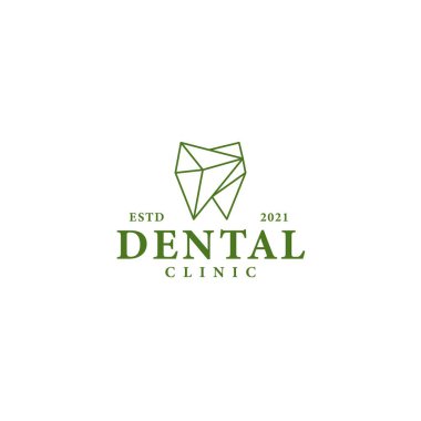 Modern tasarım DENTAL CLINIC sağlık logosu tasarımı