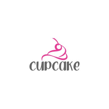Minimalist basit CUPPaKE Lezzetli logo tasarımı