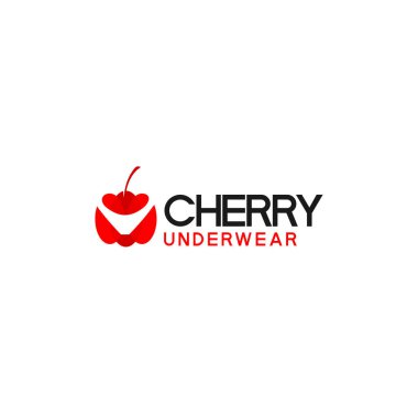 Basit tasarım CHERRY UNDERWeAR Meyve Logosu Tasarımı