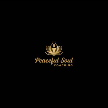 Modern simple design PEACEFUL SOUL logo design
