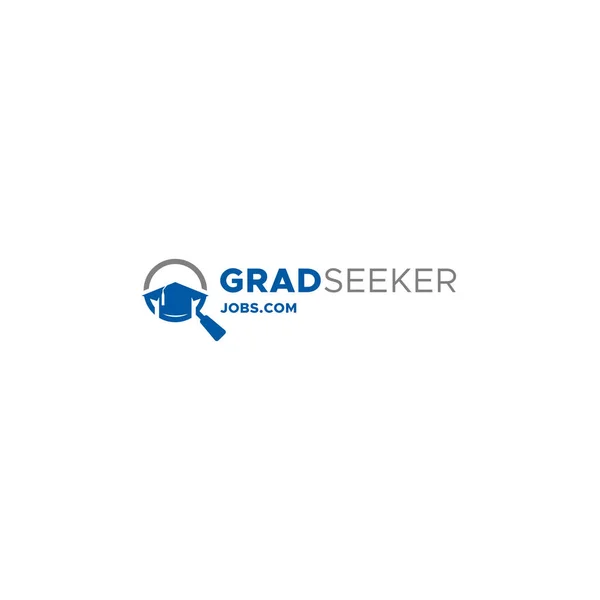 Modern design GRAND SEEKER JOBS COM logo design — Stockvector