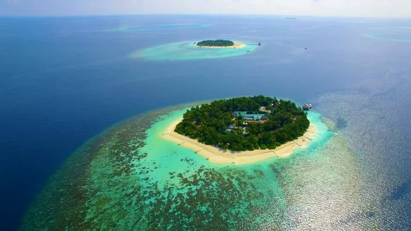 Resort Islands Pacific Ocean Clean Sandy Beaches Sunshine Vacation — Stock Photo, Image