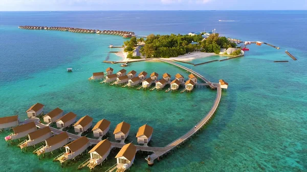 Maravilloso Hotel Maldivas Para Una Escapada Romántica —  Fotos de Stock