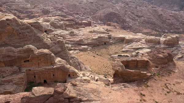 High Place Sacrifice Trail Petra Jordânia Património Mundial — Fotografia de Stock