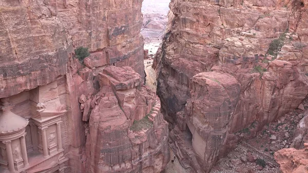 High Place Sacrifice Trail Petra Jordânia Património Mundial — Fotografia de Stock