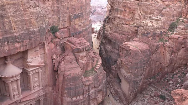 High Place Sacrifice Trail Petra Jordânia Património Mundial — Fotografia de Stock