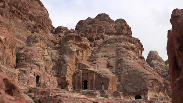 High Place Sacrifice Trail Petra Jordan World Heritage Site — Stock Photo, Image