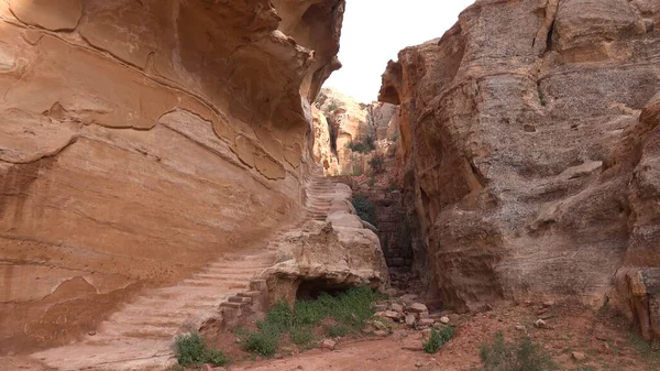 Wysokie Miejsce Ofiary Szlaku Petra Jordania Lista Światowego Dziedzictwa Unesco — Zdjęcie stockowe