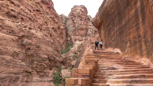 Khubta Trail Petra Jordânia Património Mundial — Fotografia de Stock