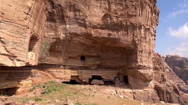 Umm Sentier Biyara Petra Jordanie Site Patrimoine Mondial — Photo