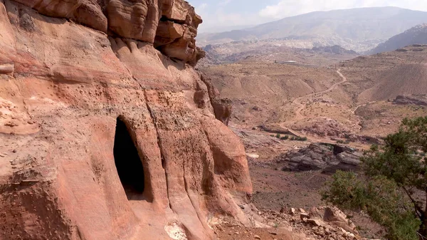 Umm Biyara Leden Petra Jordanien Världsarv — Stockfoto