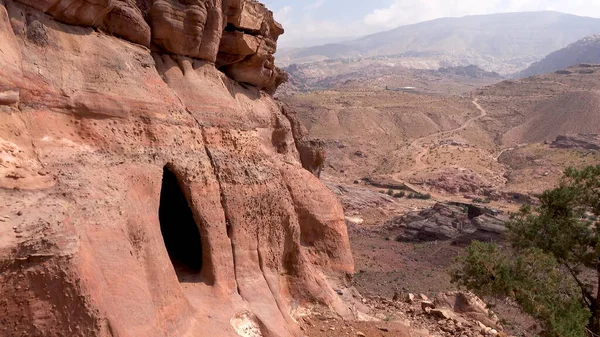 Umm Biyara Trail Petra Jordan 世界遗产 — 图库照片