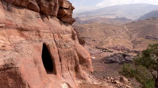 Umm Biyara Leden Petra Jordanien Världsarv — Stockfoto