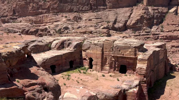 Runt Korsriddarslottet Habis Petra Jordanien Världsarv — Stockfoto