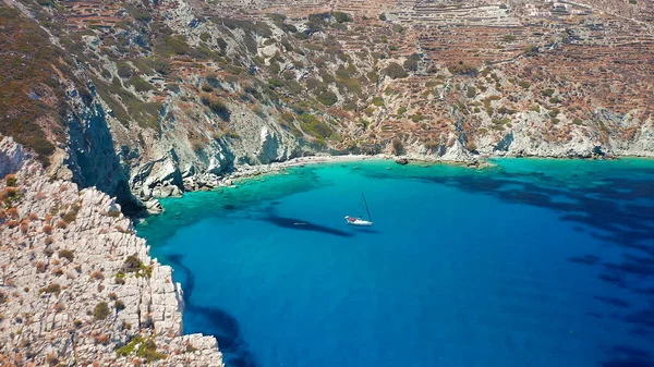 Folegandros Est Une Île Mer Égée Appartient Grèce — Photo