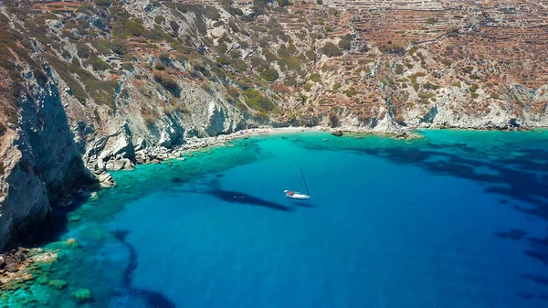 フォレガンドロス Folegandros ギリシャに属するエーゲ海の島 — ストック写真