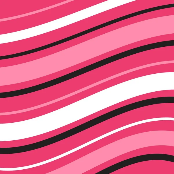 Beautiful Vector Illustration Background Design Wavy Lines Have Different Thickness — ストックベクタ