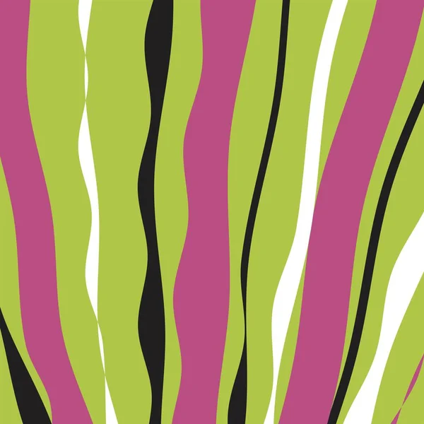 Beautiful Organic Multiple Line Waves Vector Illustration Background Design Colors — ストックベクタ