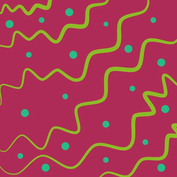 Beautiful Vector Illustration Background Design Dots Irregular Wavy Lines Diagonally — ストックベクタ