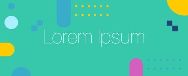 afiş arkaplan tasarımı Arkaplan minimalist tarzda modern şekiller serer.