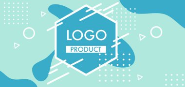 Pastel tonlarda modern soyut arkaplan. Ürün logosu için yer var. Vektör arkaplanı.