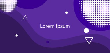 Soyut arkaplan dalga biçimleri ve geometrik şekiller. Afişler ve afişler için arka planlar. Vektör arkaplanı