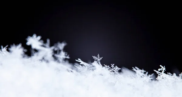 Hermoso Cristal Hielo Nieve Navidad Fondo Invierno — Foto de Stock
