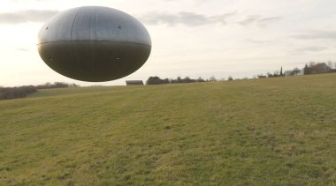 UFO 'nun fotorealistik görselleştirmesi, 3 boyutlu canlandırma