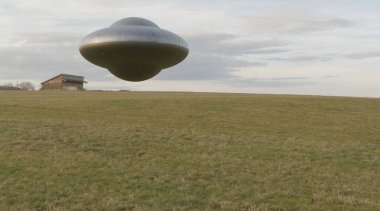 UFO 'nun fotorealistik görselleştirmesi, 3 boyutlu canlandırma