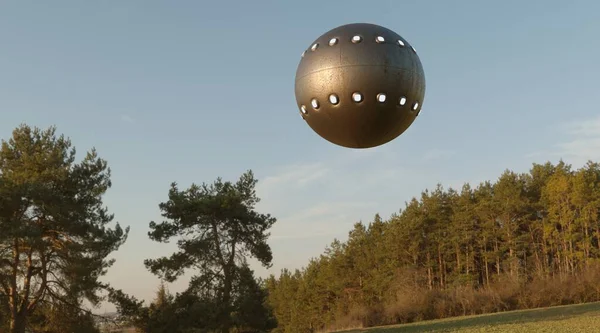 UFO 'nun fotorealistik görselleştirmesi, 3 boyutlu canlandırma